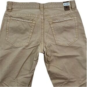 Y2K Mossimo Hudson Bootcut Premium Jeans Men 34x30 Beige Khaki Skate Button Fly